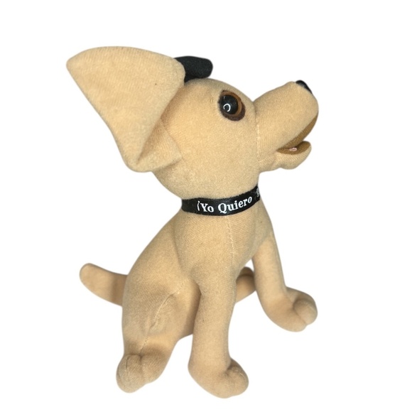 Vintage Taco Bell Yo Quiero Beret Talking Chihuahua Plush Toy Dog Applause - Picture 5 of 7